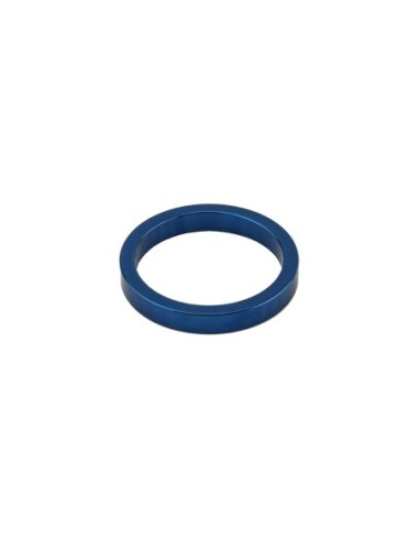 Headset Alloy Spacer 5mm x 1-1/8 Blue.